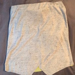 *NEW* Bar III Heather grey asymmetrical skirt XL